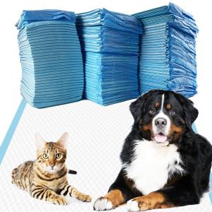 Puppy Pads 120 Pack, 30"x36" Extra Large Dog Pads, Thicken Dog Training Liners for Indoor, Outdoor Use, Heavy Absorbent Pee Underpads for Doggy, Doggies XLarge, Blue