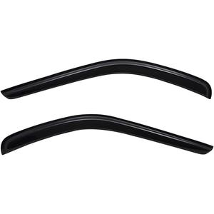 Lightronic Extra Durable Outside-Mount Auto Vent Window Visor, Fit 2015-2025 Ford Transit-150, 250, 350, 350 HD (Not Fit Low Roof Model), UV-Protect Rain Guard, Original Wind Deflector, Smoke, 2-Pcs