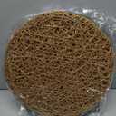 Geosar Round Woven Placemats Bulk Rustic Paper Braided Placemats Boho Natural Non slip Heat Resistant Table Mats for Wedding Party, Dinner Table Centerpiece Decoration, 13 Inch (Light Brown,24 Pcs)