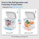 Car Refrigerator 23 Quart Portable 12 Volt Fridge Freezer