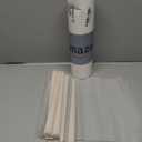Homeology 6 Pack 10" Classic Taper Candles, Ivory, 7-8 Hours Burn Time, Unscented Candlesticks