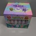 30 Colors Tie Dye Kit, Tie Dye Set for Kids, Pre-Filled Tye Dye Bottles, Non Toxic Permanent Fabric Dye Art Set, Easy DIY Fabric Art - Create Fun (30 Colors)