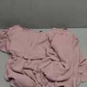 RWJ Long Sleeve Dress for Women 2025 Fall V Neck Elegant Flowy Plus Size Formal Wedding Guest Maxi Dresses with Pockets (Pink)