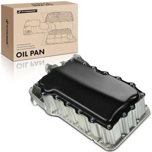 A-Premium Engine Oil Pan Sump with Drain Plug Compatible with VW Jetta 2002-2005, Beetle 2002-2005, L4 1.8L