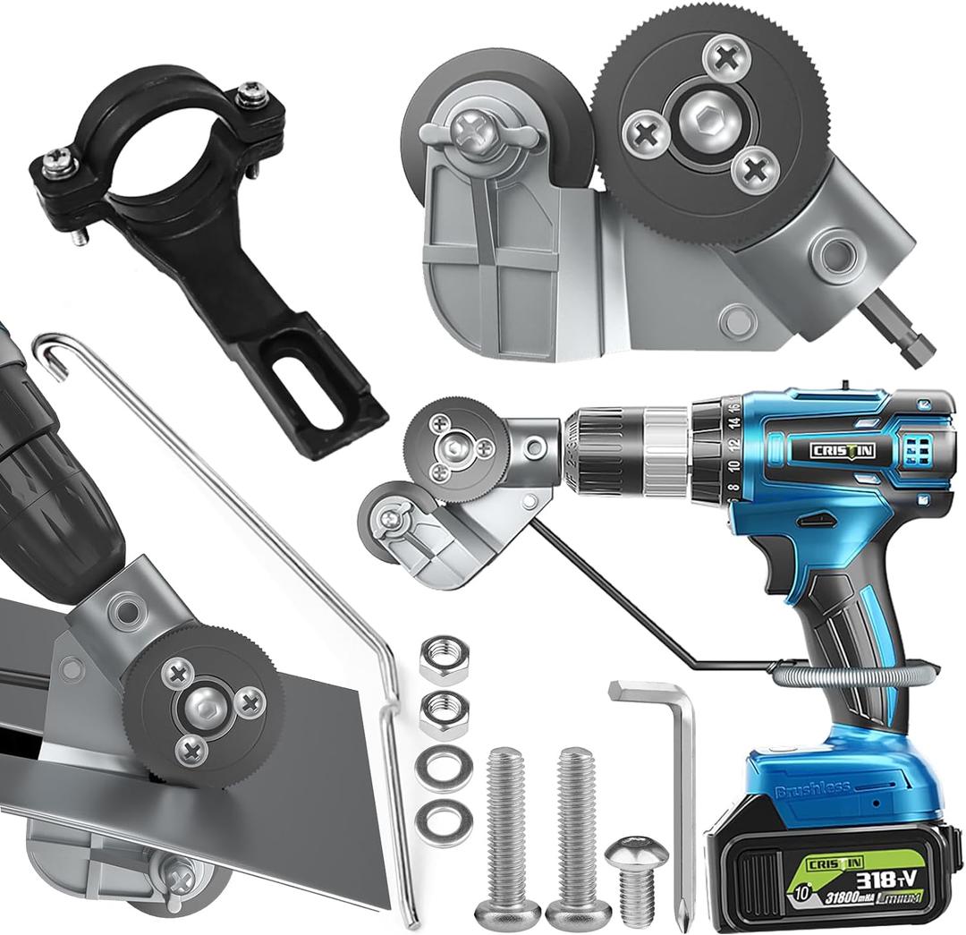 New electric drill metal cutter, sheet metal cutting drill attachment, sheet metal cutter, sheet metal cutter, for cutting iron plate, color steel tile, aluminum plate, copper plate and so on.