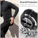 2 x SPGUARD For Samsung Galaxy Watch 8 Screen Protector Case 40mm Cover, [2+2Pack] Scratch Resistant Tempered Glass Screen Protector & Hard PC Bumper for Samsung Galaxy Watch8 40mm(NOT for Other Models)