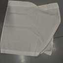 Off White Cafe Tier Curtains 36 Inch Length 2 Panels Semi Sheer Light Filtering Kitchen Window Curtain Over Sink Back Tab Rod Pocket Linen Textured Mini Curtains for Basement Laundry Room 30x36