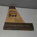 OEM Quality Windshield Wiper Blades, 18 and 18 DSV Standard Car Wiper Blades With Universal U/J Hook Only, Automotive Replacement Wiper Blades for my Car, Water Repellency Wiper Blade, Pack of 2