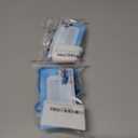 2 x 5Pcs 0.4in/10mm Diameter Cute Silicone Straw Covers Cap for Stanley Cup, Dust-Proof Drinking Straw Reusable Straw Tips Lids. (Jerry & Smurf Family)