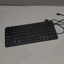 Bluetooth Keyboard, Ultra-Slim Wireless Keyboard for iPad, Rechargeable Ergonomic Computer Keyboard for iOS, Android, Windows PC Tablets Phone, Black