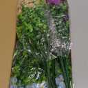 Artificial Flowers for Outdoor Decor, 16 Pack UV-Resistant Fake Colorful Silk Daisy Flowers, Perfect for Spring & Summer Decorating  Front Porch, Patio, Window Boxes, and Potted Plants (Mixed Color2(green,teal,purple,blue,champagne))