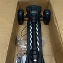 Electric Scooter for Kids Ages 3-12, Full Body Lights Up, Wide Deck, 3 Adjustable Heights, 5MPH Safe Speed, 90min Riding, Foldable 3 Wheel Electric Scooter for Kids Boys Girls Toddler