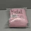 KOUFALL Kids Curtains for Bedroom,Nursery Curtains Girl Blackout Baby Pink Short Princess Room Decor for Teen Girls Bathroom Window,60x45 Inch Length