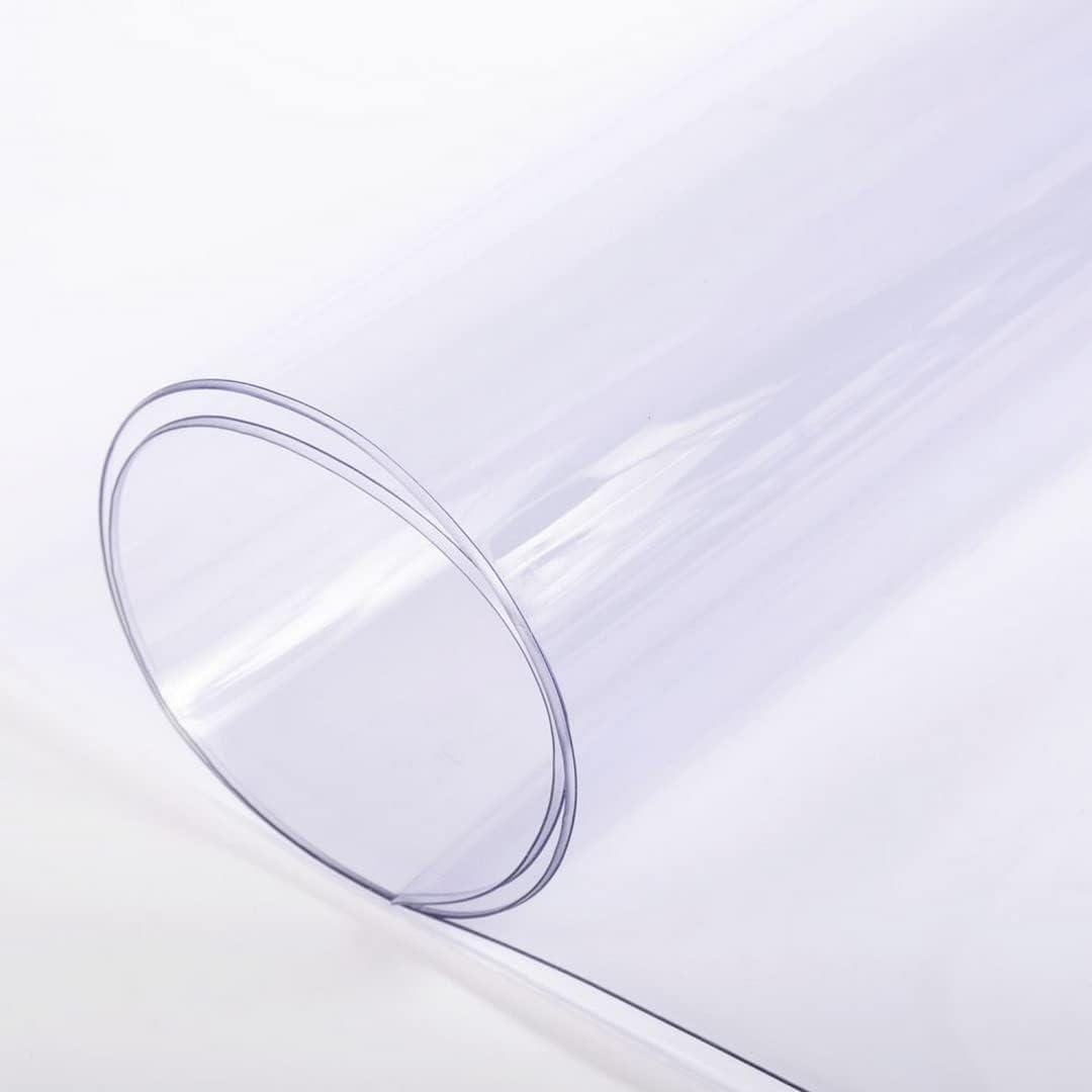 Farm Plastic Supply - Clear Vinyl Sheeting - 15 Mil - Vinyl Roll, Plastic Sheeting, Clear Vinyl Sheet for Storm Windows, Tablecloth Protector (4' x 3.5')