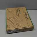 Bathroom Faucets for Sink 3 Hole, Hurran 4 inch Matte Black with Pop-up Drain and 2 Supply Hoses, Stainless Steel Lead-Free 2-Handle Centerset Faucet for Sink Vanity