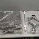 Foldable Utility Cart with Stair Climbing Wheels, Collapsible Rolling Crate with Telescoping Handle, Folding Shopping Trolley Handcart Grocery Book File Tool Teacher Storage Basket (Black)