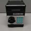 Refasy Piggy Bank Cash Coin Can ATM Bank Electronic Coin Money Bank for Kids Age 3-12, Money Savings Box Mini ATM Coin Bank Toys Gifts for 3 4 5 6 7 8 9 10 11 12 Year Old Boys Girls (Black)