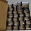 28 Pcs Chair Leg Sliders for Carpet, Square Chair Glides, Silicone Furniture Leg Protectors Caps, Carpet Protectors Table Feet Covers Cups, Teflon Furniture Pads Sliders (Fit:13/16" ~ 1")