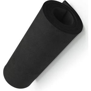 Black Premium EVA Foam Sheet Roll6mm Thick,49"x13.9",High Density 86kg/m3 for Halloween Cosplay Costume, Crafts, DIY Projects by MEARCOOH