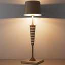 New Cordless Table/Desk Lamp, 8000mAh Rechargeable Battery Operated,Double Luminescence Dimming for Restaurant/Bedroom/Bars/Outdoor Party/Camping/Coffee Shop Night Light (Dark & Light Brown 1PACK)