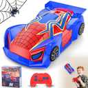 Wall Climbing Remote Control Car Mini, Spider 360 Rotating RC Stunt Car, Rechargeable RC Cars Toys for 3 4 5 6 7 8 9 10 11 12 Year Old Boys Girls Kids (Red & blue Mini)