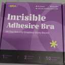 Invisible Strapless Sticky Bra Push up for Women, Ultra Adhesive Bra for Backless Dress, Cleavage Bra Lift Novelty Bras (B Cup, Light Beige)