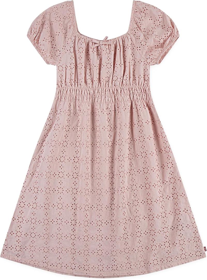 Levi's Girls' Girls' Casual Dress (Pink, S) 4-5Y