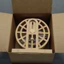 Silent Hamster Wheels Quiet Hamster Running Wheels 9 Bamboo Wood Hamster Exercise Wheels with Adjustable Height for Syrian Hamsters Campbell Dwarf Roborovski Gerbils and Mice