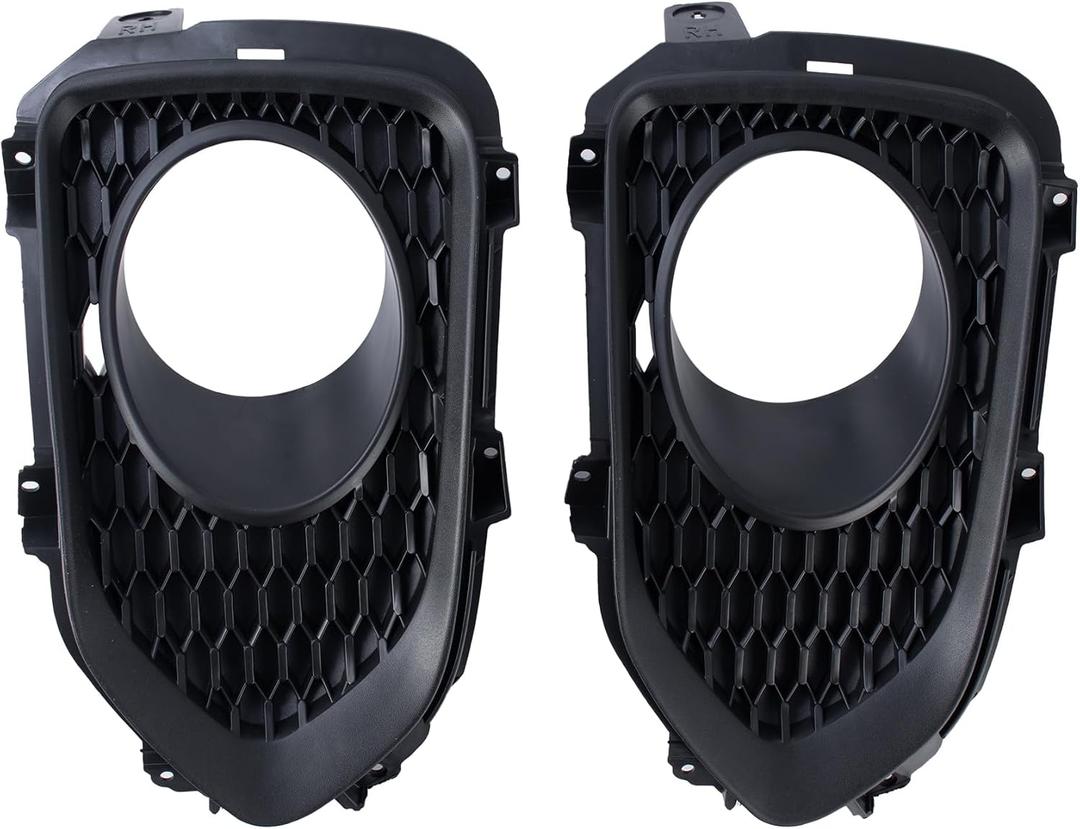 Pair Fog Light Cover Front Bumper Lamp Bezel Replacement for Kia Sorento 2011 2012 2013 Left and Right Side 865231U010