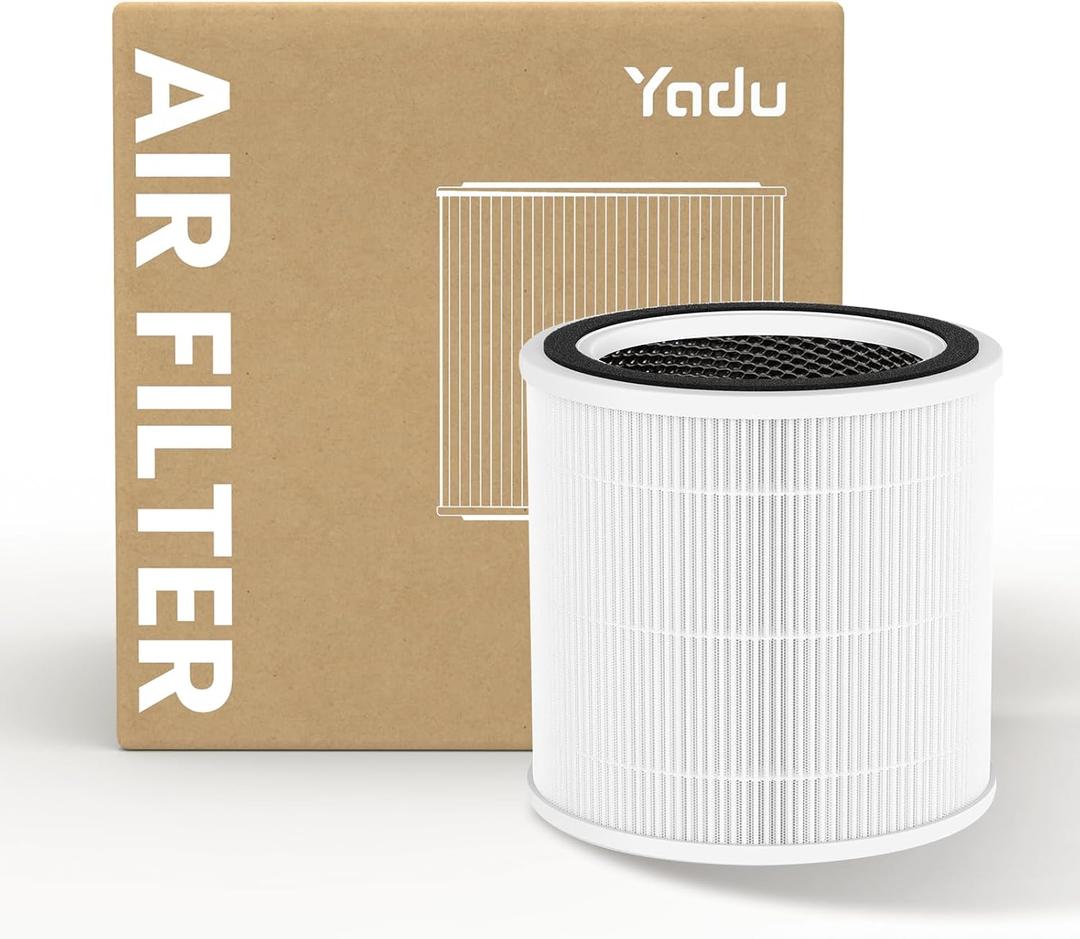 H13 True HEPA Replacement Filter, 1 Pack | 5.9 6.3 6.3 in, Compatible Only with YADU AP-LST-0100
