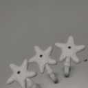 3Pack Cast Iron Starfish Coat Hooks 4.2in Decorative Wall Hooks Nautical Decor Hooks for Pool Towel Holder Bathroom Bedroom and Kitchen