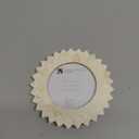 Handicrafts Home Handmade 4x4 Picture Frame, Farmhouse Photo Frames Ideal for Living Room, Office, Victorian Home Decor, Perfect for Gallery Wall, Tabletop Display and collage - Scalloped Radiance