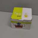 HIWARE 1000ml Glass Teapot with Removable Infuser, Stovetop Safe Tea Kettle, Blooming and Loose Leaf Tea Maker Set