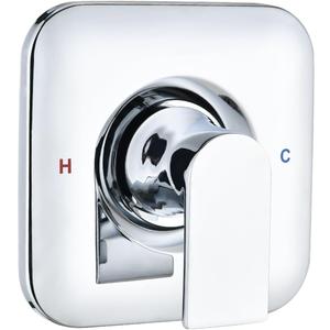 Trim Kit Compatible with Moen Shower Faucet (Valve& Catridge Not Inclued), Volume and Temperature Control Level Handle, Chrome