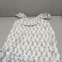 Sotimoon Womens Ruffle Nightgown Sleeveless Floral Night Gown Cotton Nightdress Size M