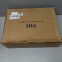 PHF 100% Cotton Muslin Duvet Cover Queen Size, 3-Layer Guaze Ultra Soft Breathable Textured Linen Like, 3pcs Bedding Comforter Cover Set for All Season, Duvet Set with 2 Pillow Shams, 90"x90", White