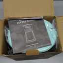 Elite Gourmet EHC242M Personal Single-Serve Compact Coffee Maker Brewer Includes 12oz. Dual Wall, Travel Mug with Stainless Steel Interior, Compatible with Coffee Grounds, Reusable Mesh Filter, Mint