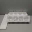 DWTS DANWEITESI Glass Cups with Lids and Straws 4 Pcs,20oz Glasses Drinking Set Vintage Textured Clear Iced Coffee Cups with Lids,Reusable Glass Tumbler with Straw and Lid for Coffee Bar Accessories