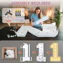 Marquee Numbers 2026 Graduation Decorations: 4FT Large Light Up Numbers 26 Grad Decorations Calss of 2026 Sign for Graduation Party Preschool High School College Foam Board Backdrop
