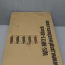 Adjustable NSF-Certified Metal Shelf Wire Shelving Unit Storage for Small Places Restaurant Garage Pantry Kitchen Garage Rack (Black, 21.5L x 11.6W x 47.6H)