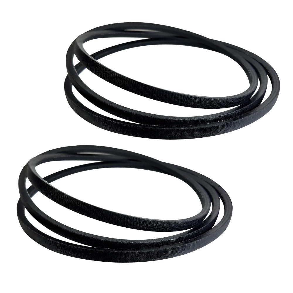 2 Pack 144959 Deck Belt for Craftsman LT1000 LT2000 LT3000 42 Inch Riding Mower Replacement Parts for Husqvarna Poulan AYP 532144959 138255 130801 532138255 160855 24690 144959D (1/2" X 95")