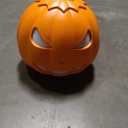 Fog Machine with LED Lights, 800W Halloween Fog Maker Pumpkin Smoke Machine w/12 Colors Lights Effect for Halloween Front Porch Decor Haunted House Party Stage