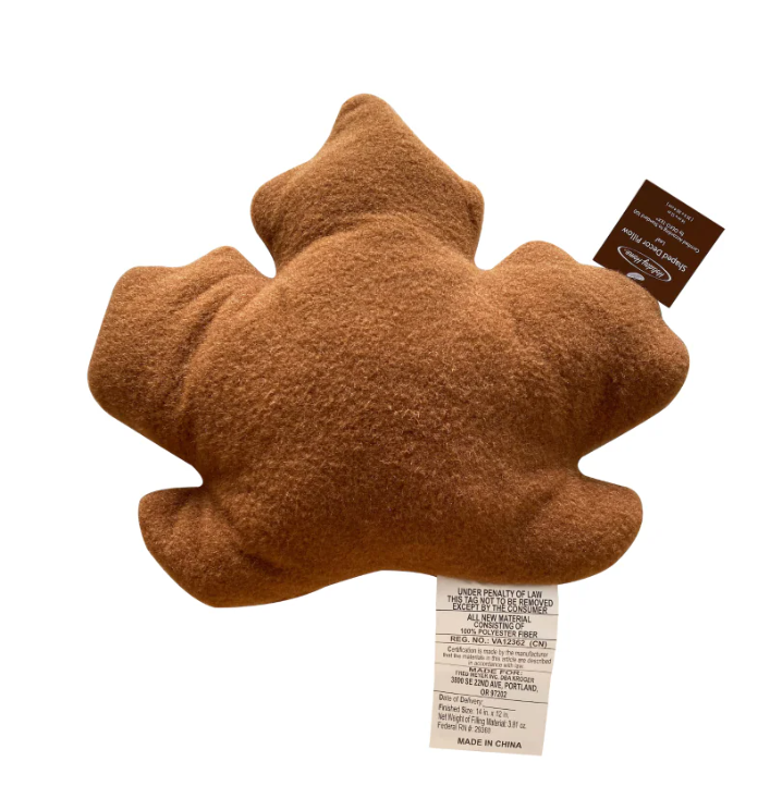 Holiday Home Leaf Shape Decor Pillow