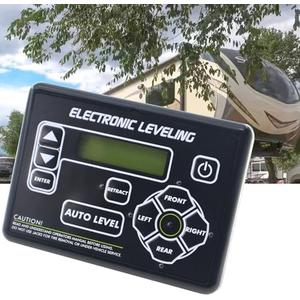 QHHR 421484 RV Auto Leveling System Replacement Touchpad Electronic Leveling Control Panel Replacement for Lippert RV 5th Wheel and Travel Trailer