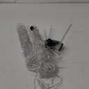 Halloween Lights Outdoor, 2 Pack Extendable Meteor Shower Lights Outdoor Waterproof with Timer, Total 384 LED 30cm 16 Tubes Cascading String Light Plug in for Halloween Yard Party (Orange and Purple)