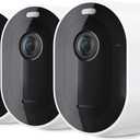 Arlo Pro 5S Spotlight Security Camera 2K HDR | Outdoor | Wireless | Dual-Band Wi-Fi Connects to Strongest Network|12X Zoom, 2-Way Audio, Color Night Vision,Live Stream(White, 3 Cameras)