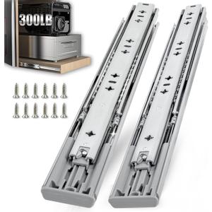 3/4" Thick 300Lbs Soft Close Heavy Duty Drawer Slides 1 Pair 16 18 20 22 30 32 36 40 Inch Full Extension Ball Bearing Self Slow Closing Rails Cabinet Tool Box RV Runners Tracks Glides-36