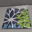 DFXSZ Outdoor Throw Pillow Covers 20x20 Inch Set of 2 Waterproof Spring Summer Geometric Elegant Blue Green Outdoor Pillow Covers for Patio Funiture Garden Couch 158Y20