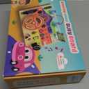 Busy Board Montessori Toys for Toddlers 1-3 with Steering Wheel, Lights & Switches, Wooden Driving Activity Board | Sensory Montessori Busy Board for 1+ Year Old, Toddler Learning & Travel Toy