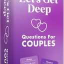 Let's Get Deep by Relatable, A Question Card Game for Couples, Great for Date Night Ideas, Couples Gifts, Wedding Gifts, and Long Distance Relationship Gifts, Includes 200 Cards to Build Up Intimacy